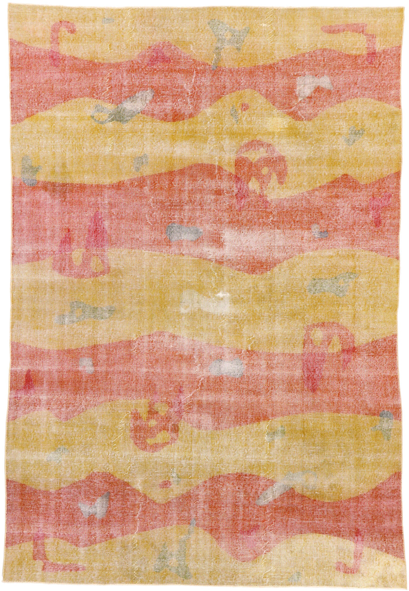 7 x 10 Zeki Muren Vintage Turkish Sivas Rug 53287