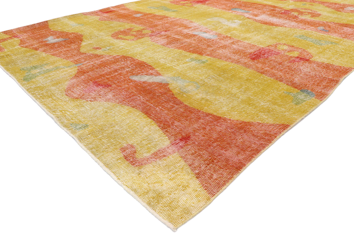 7 x 10 Zeki Muren Vintage Turkish Sivas Rug 53287