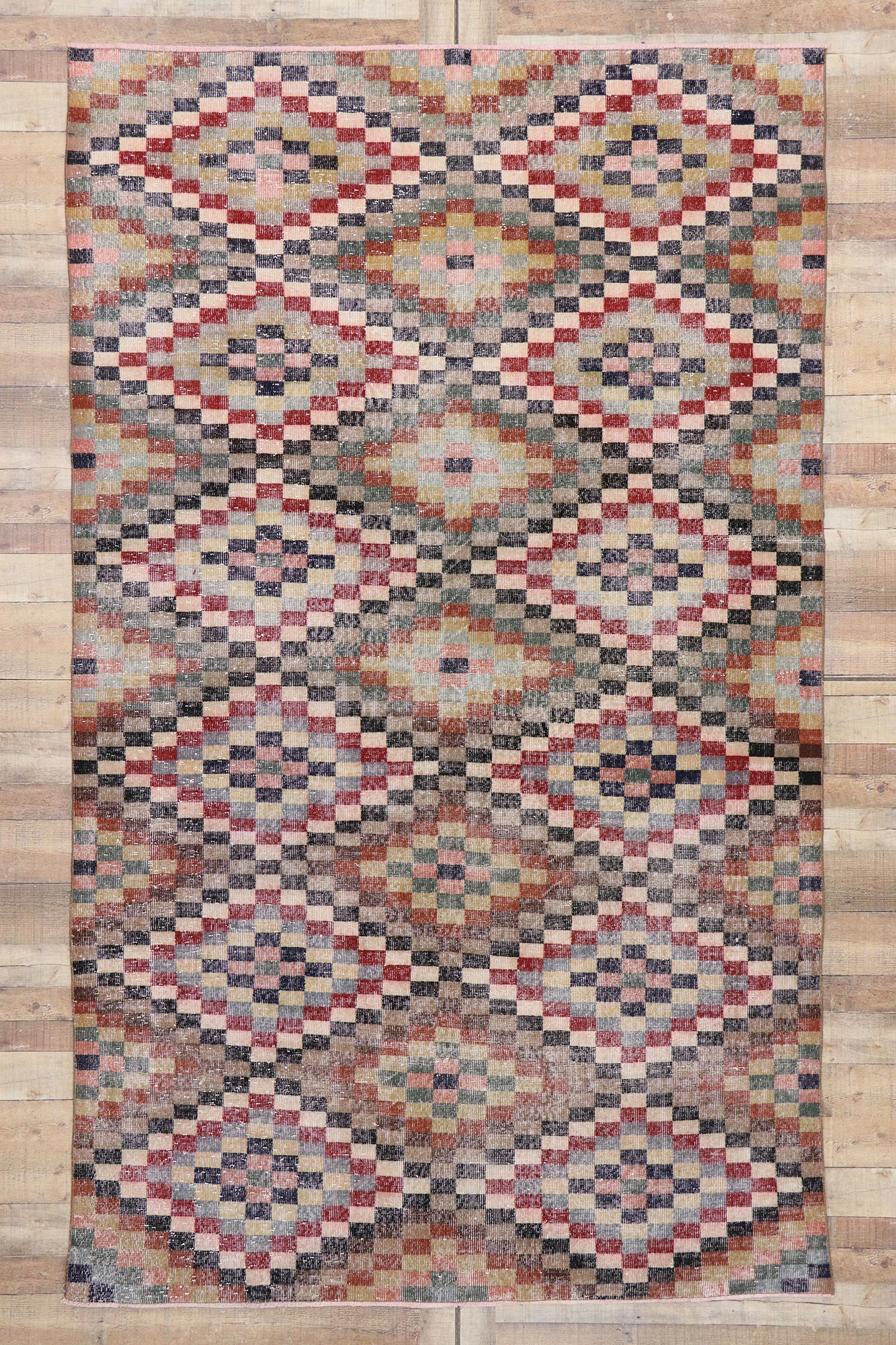 7 x 11 Vintage Turkish Sivas Rug 53288