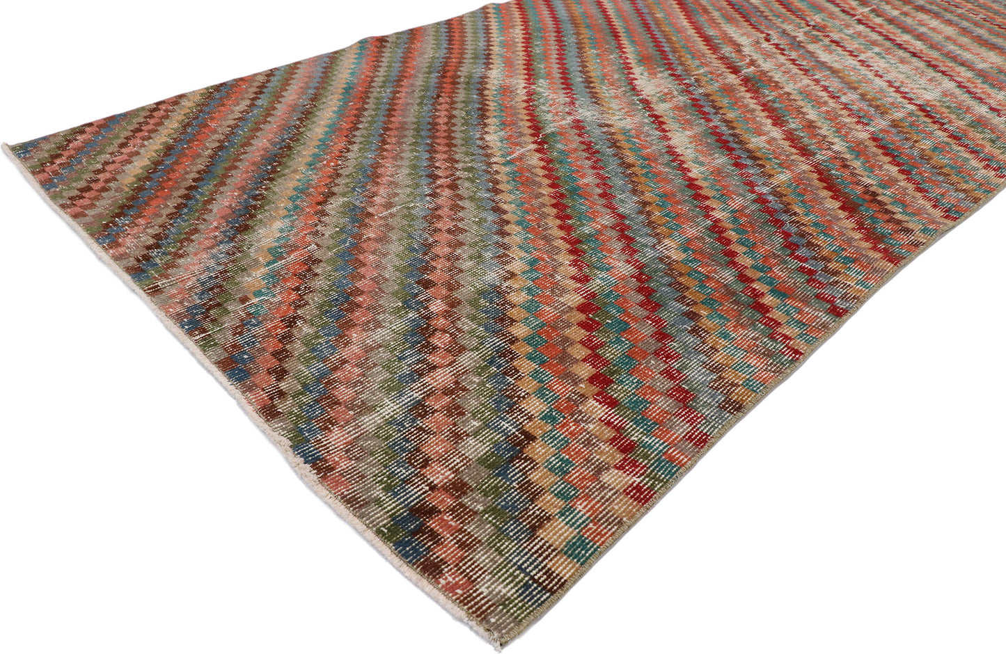 5 x 9 Vintage Turkish Sivas Rug 53298