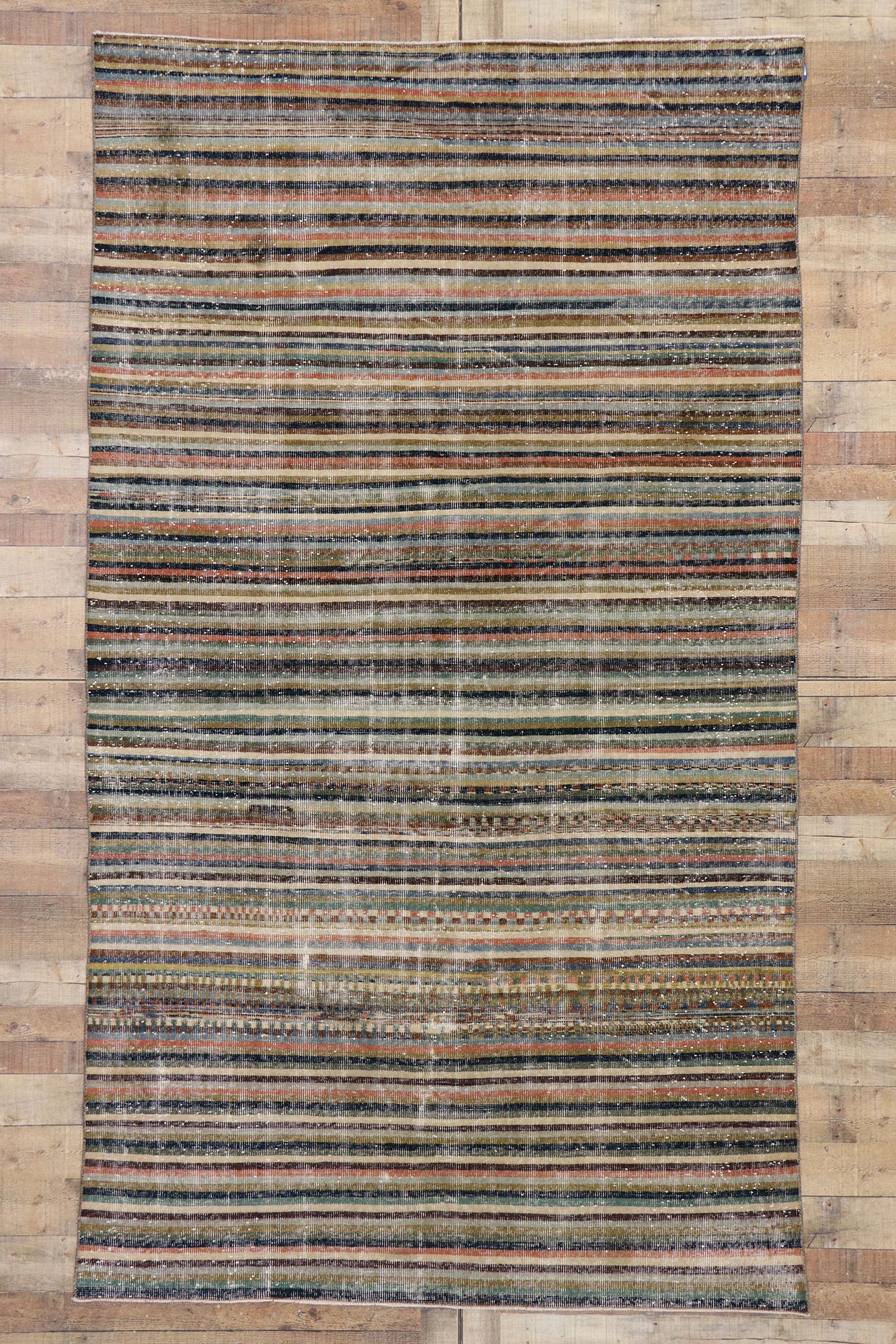 6 x 10 Vintage Turkish Sivas Rug 53300