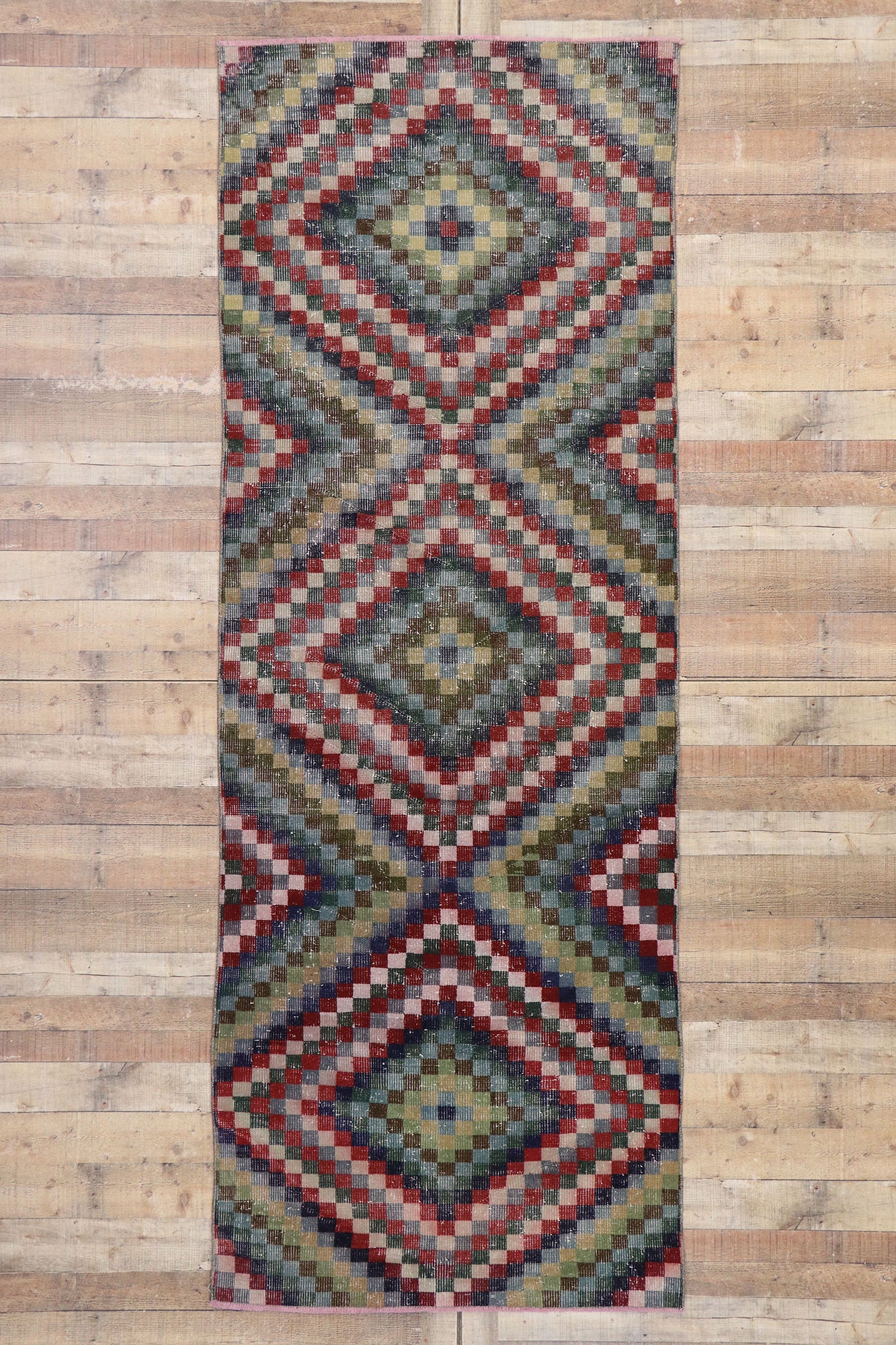 4 x 11 Vintage Turkish Sivas Rug 53304