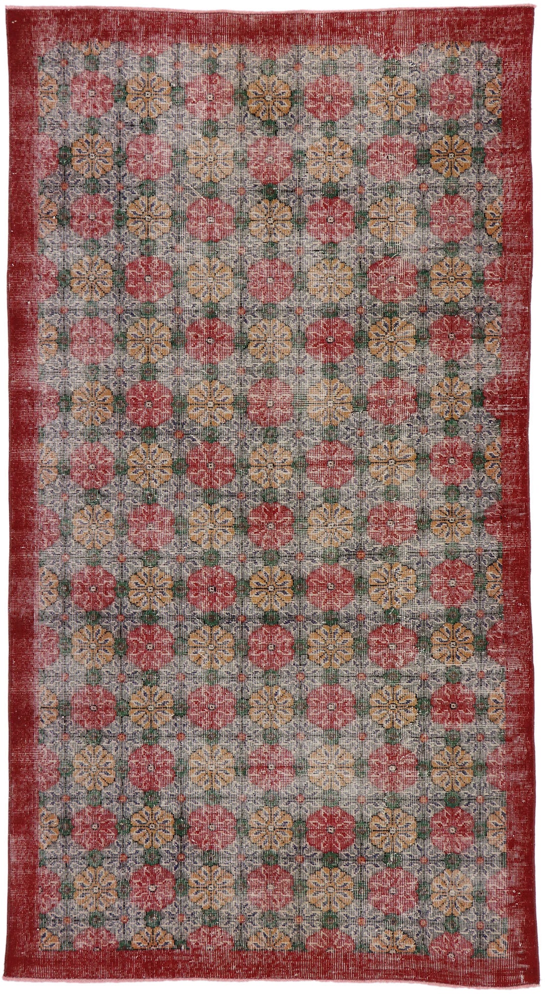 5 x 9 Vintage Turkish Sivas Rug 53306