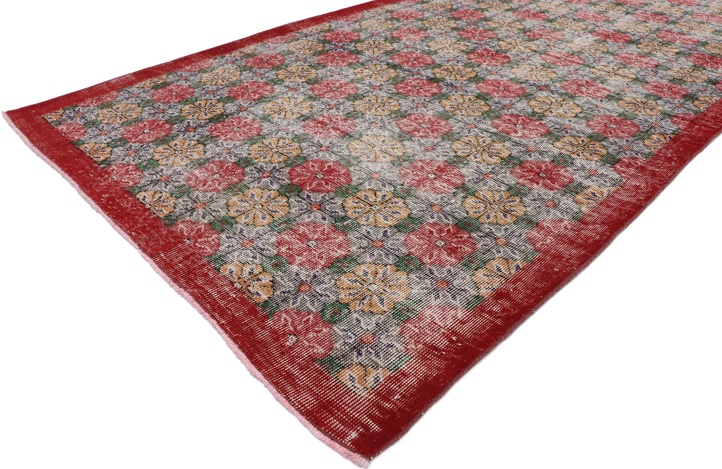 5 x 9 Vintage Turkish Sivas Rug 53306