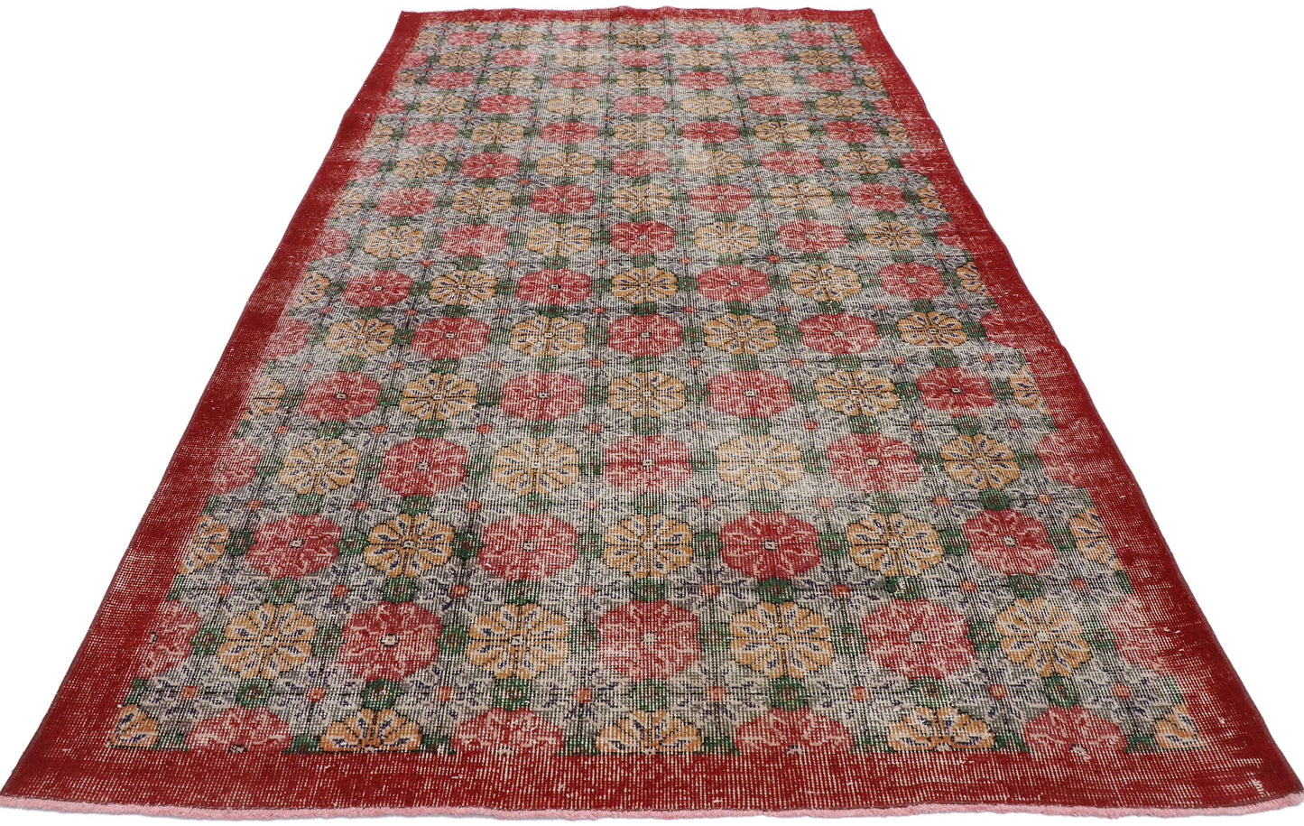 5 x 9 Vintage Turkish Sivas Rug 53306