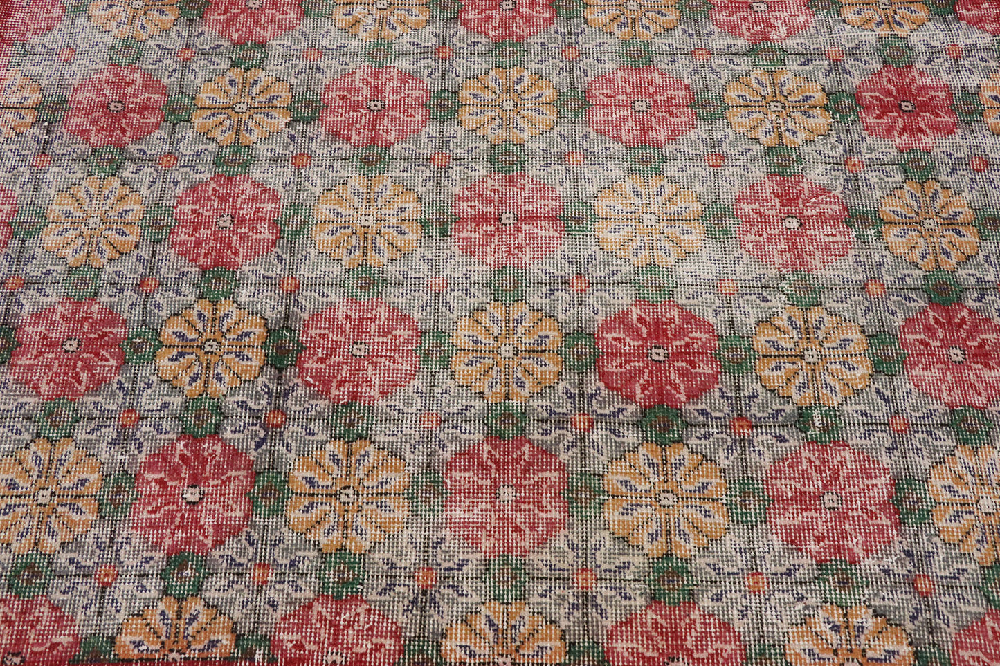 5 x 9 Vintage Turkish Sivas Rug 53306