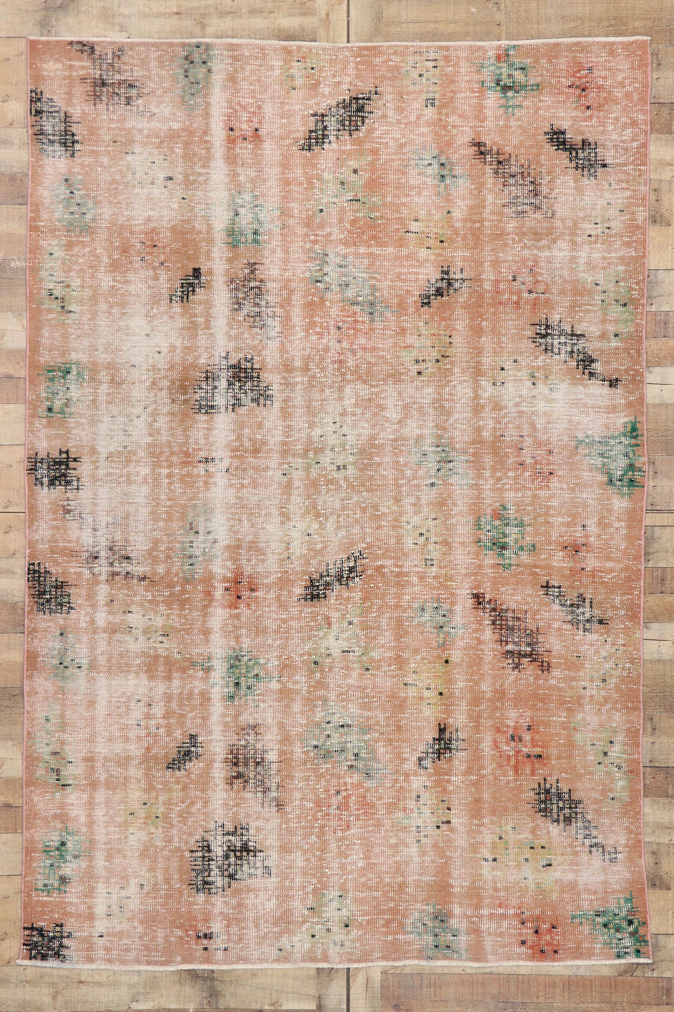 6 x 9 Zeki Muren Vintage Turkish Sivas Rug 53307
