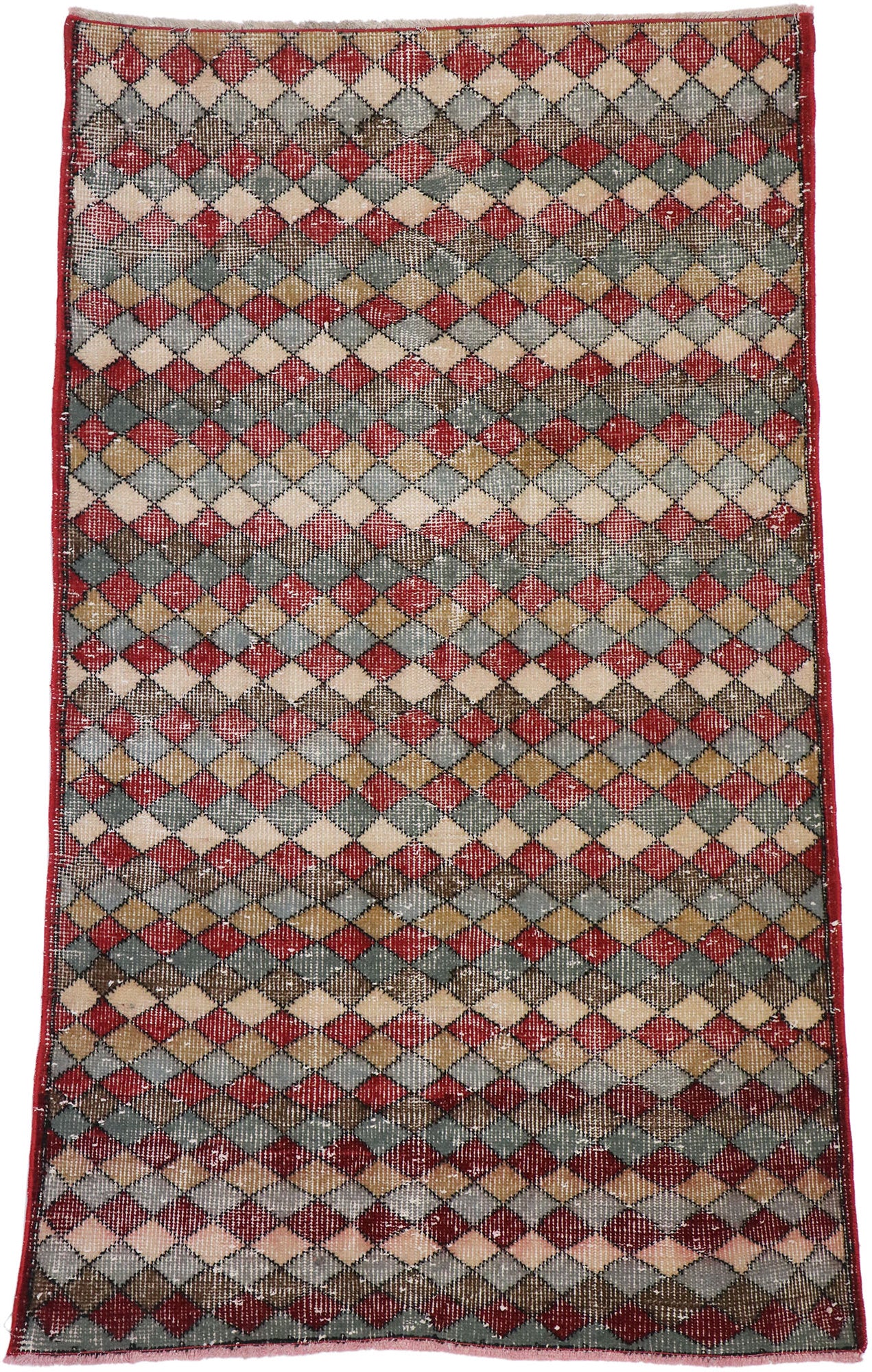 3 x 5 Vintage Turkish Sivas Rug 53321