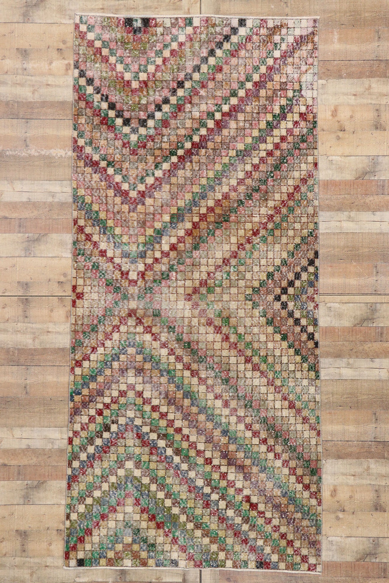 4 x 10 Vintage Turkish Sivas Rug 53324