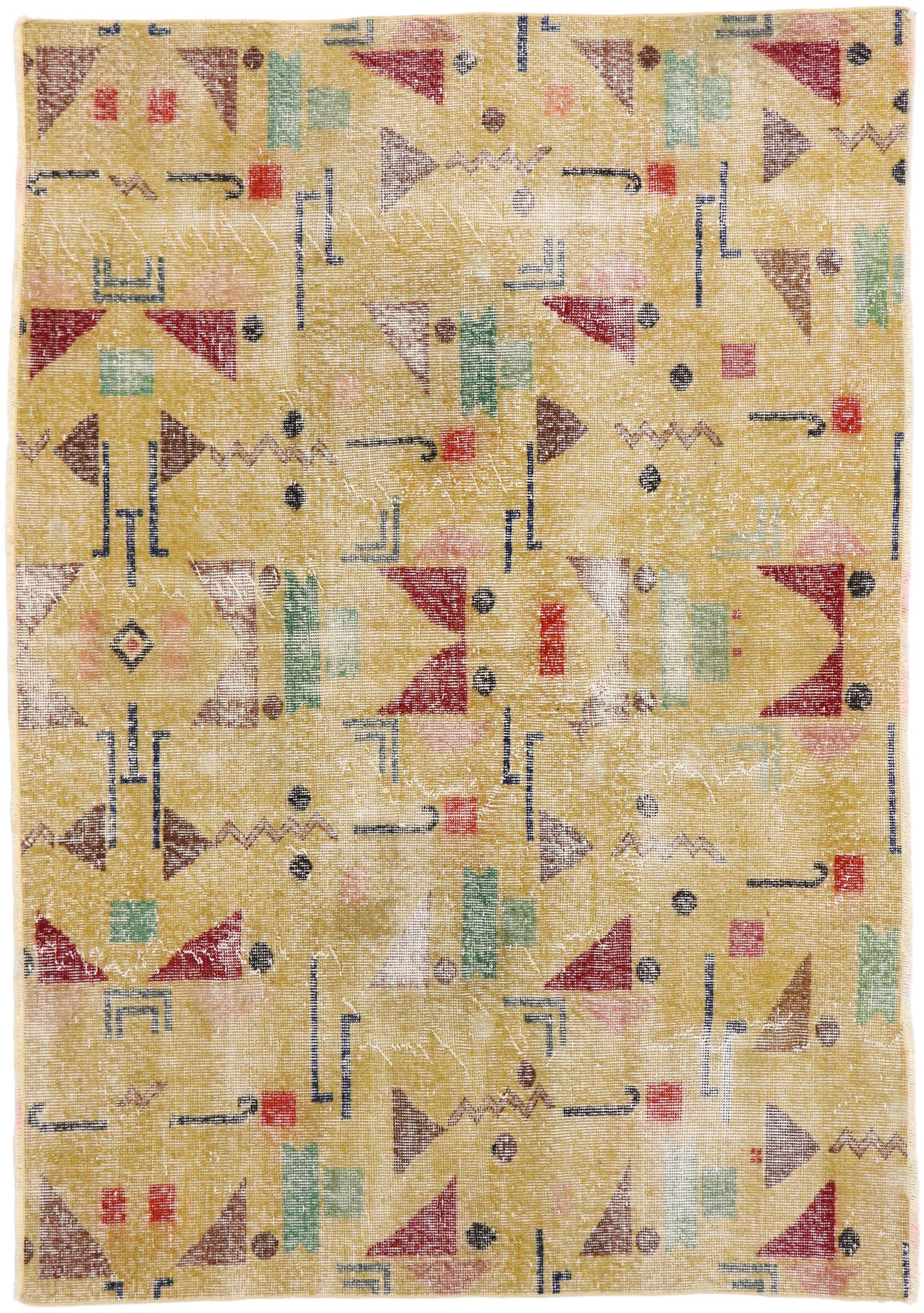 5 x 6 Zeki Muren Vintage Turkish Sivas Rug 53334