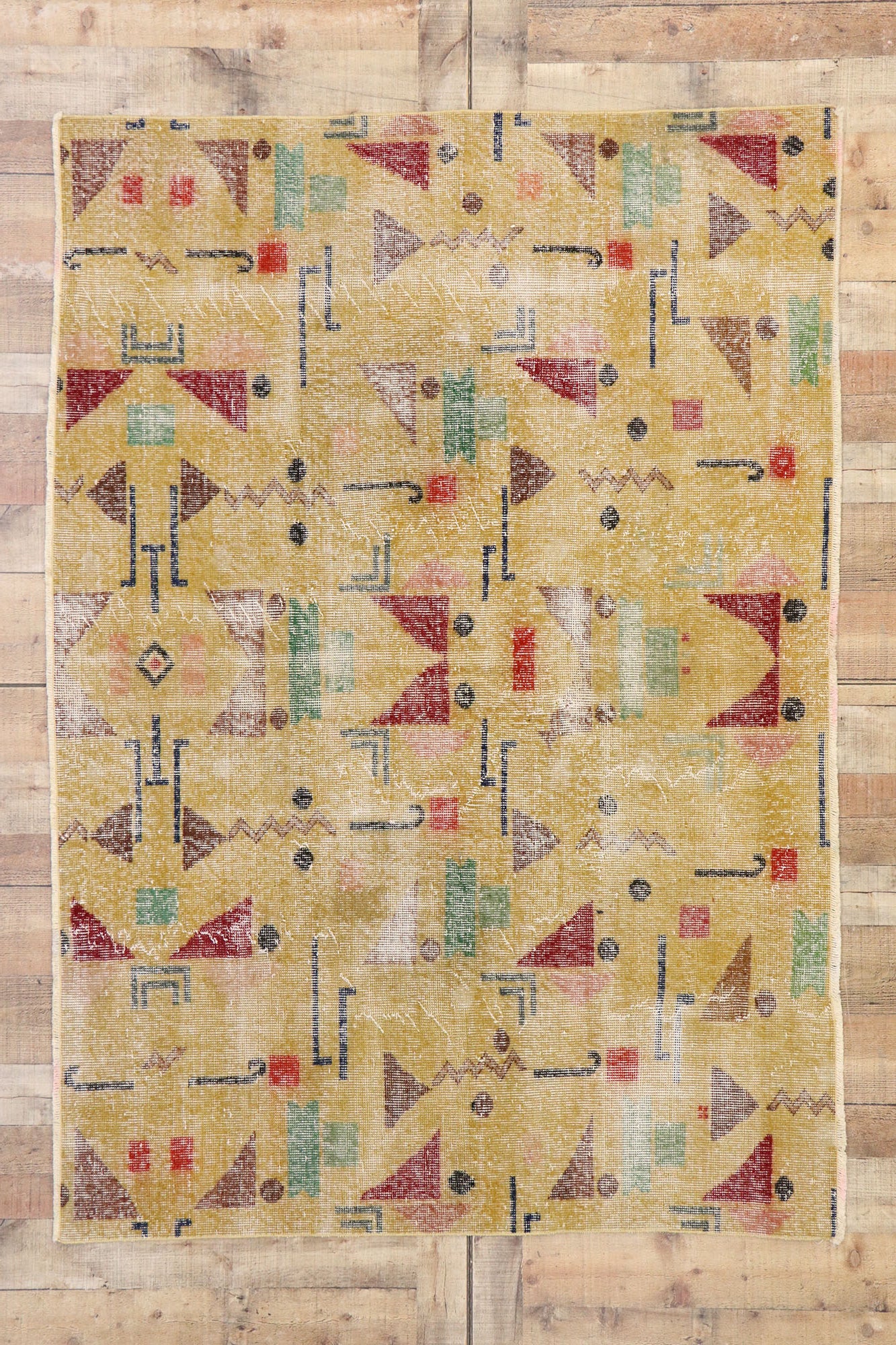 5 x 6 Zeki Muren Vintage Turkish Sivas Rug 53334
