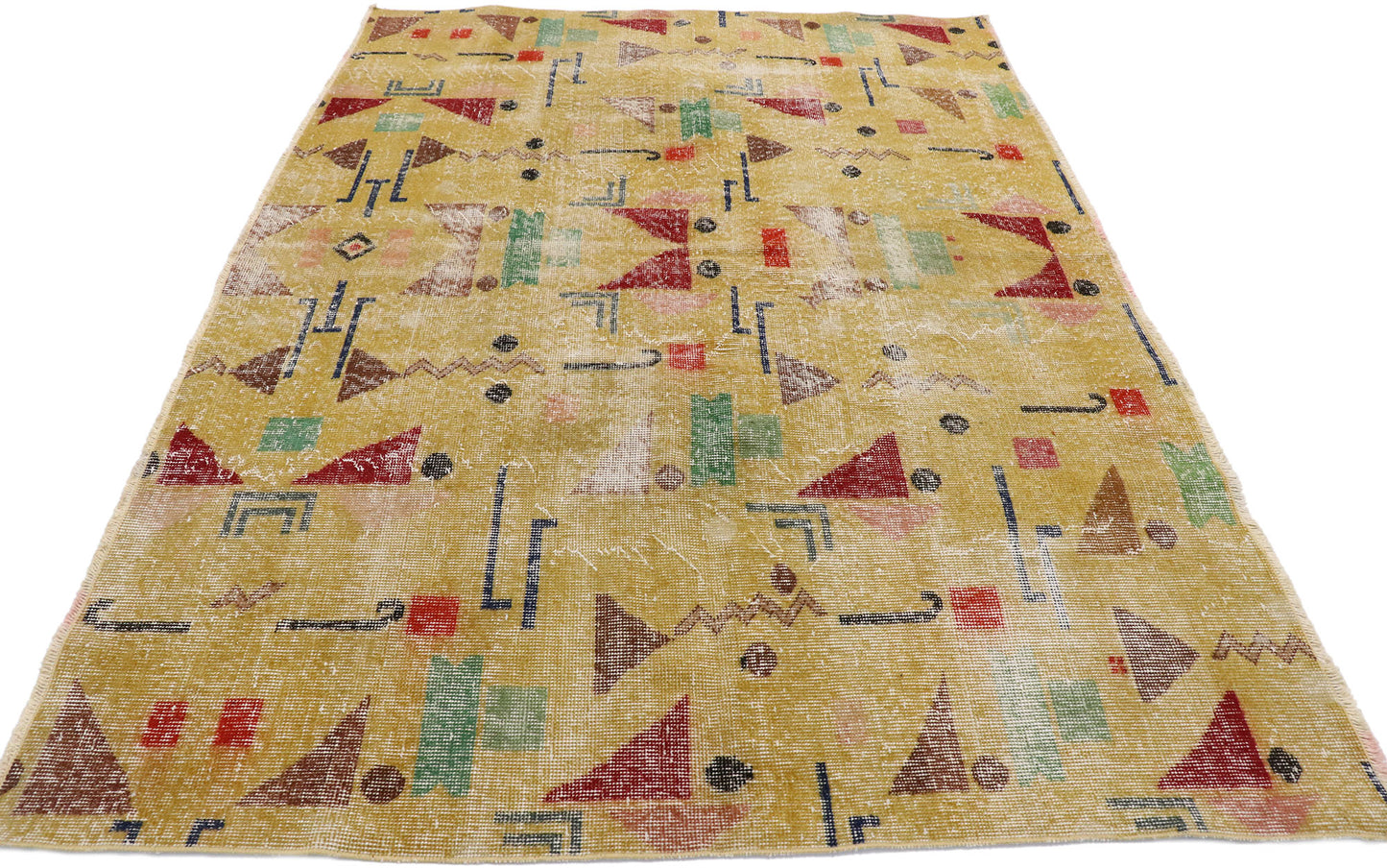 5 x 6 Zeki Muren Vintage Turkish Sivas Rug 53334
