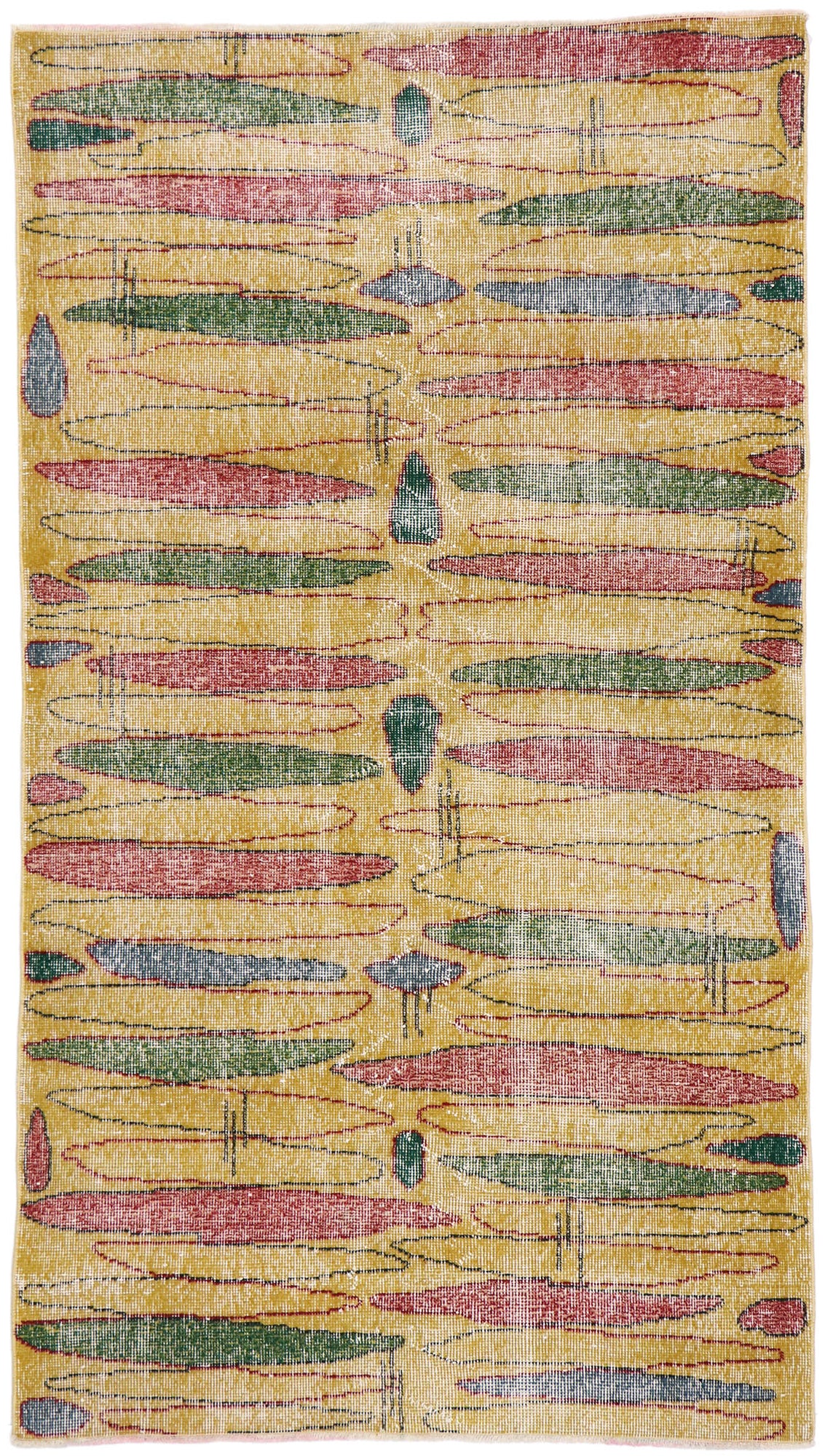 4 x 7 Zeki Muren Vintage Turkish Sivas Rug 53340