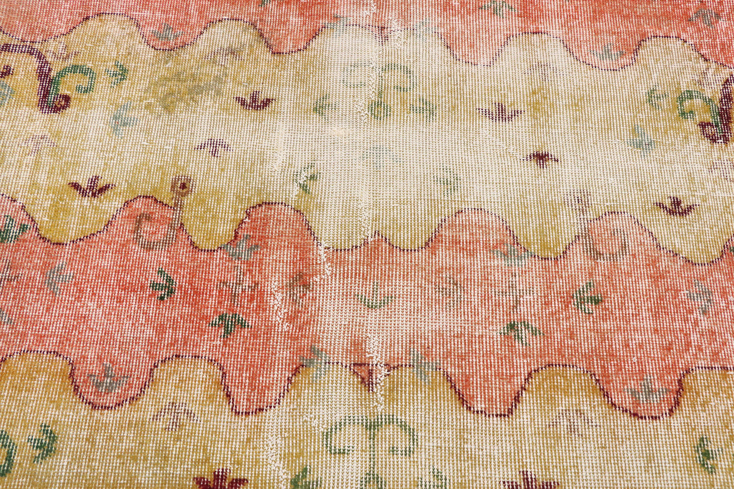4 x 7 Zeki Muren Vintage Turkish Sivas Rug 53347