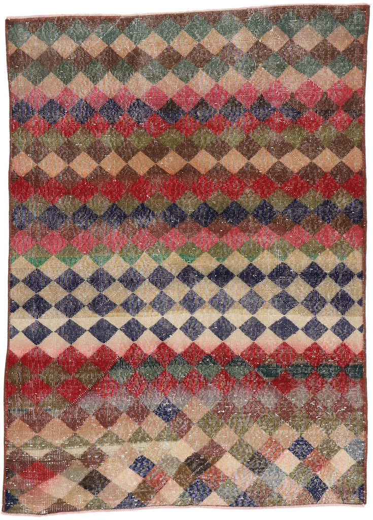 4 x 6 Vintage Turkish Sivas Rug 53353