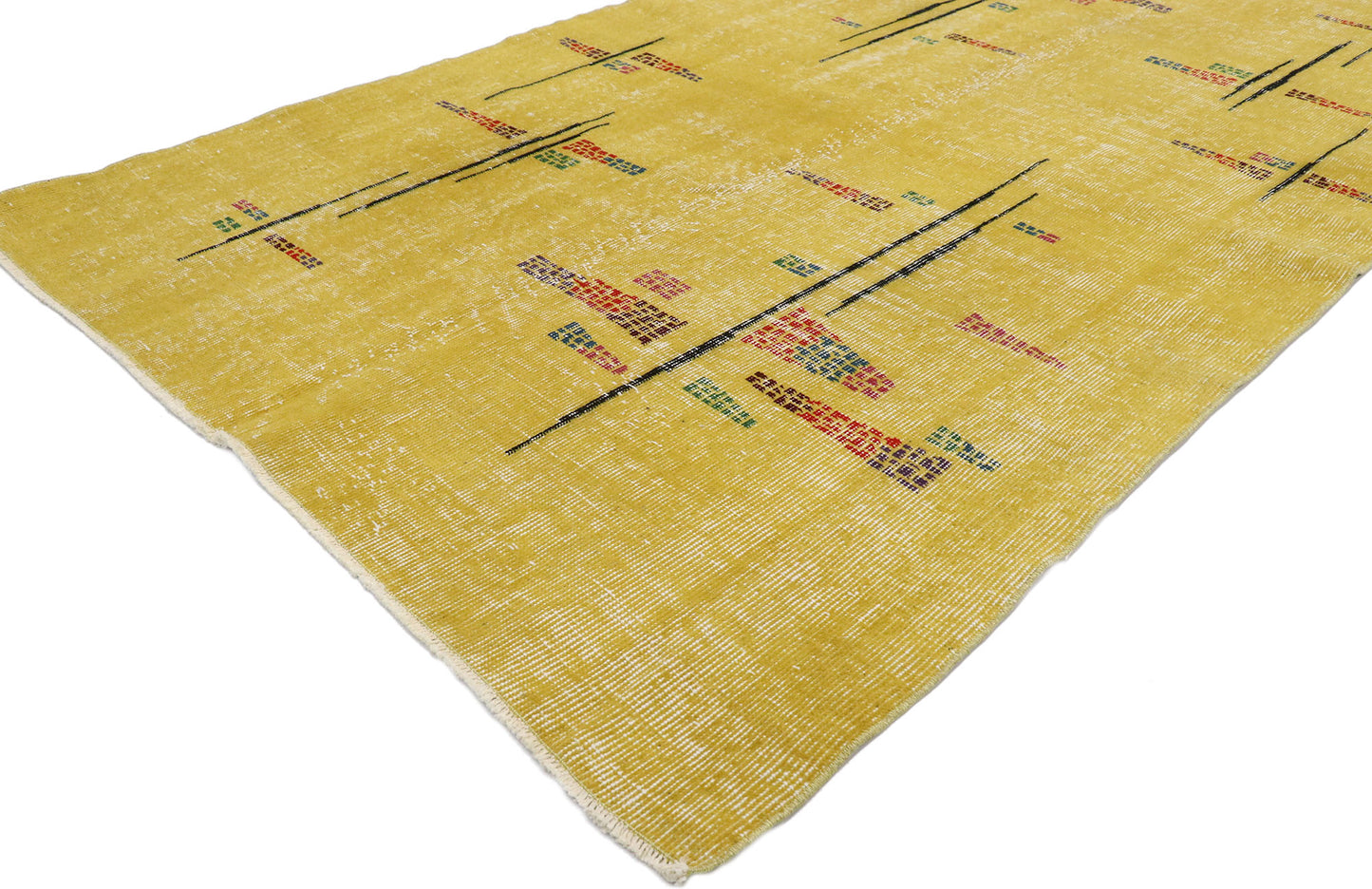 4 x 7 Zeki Muren Vintage Turkish Sivas Rug 53358