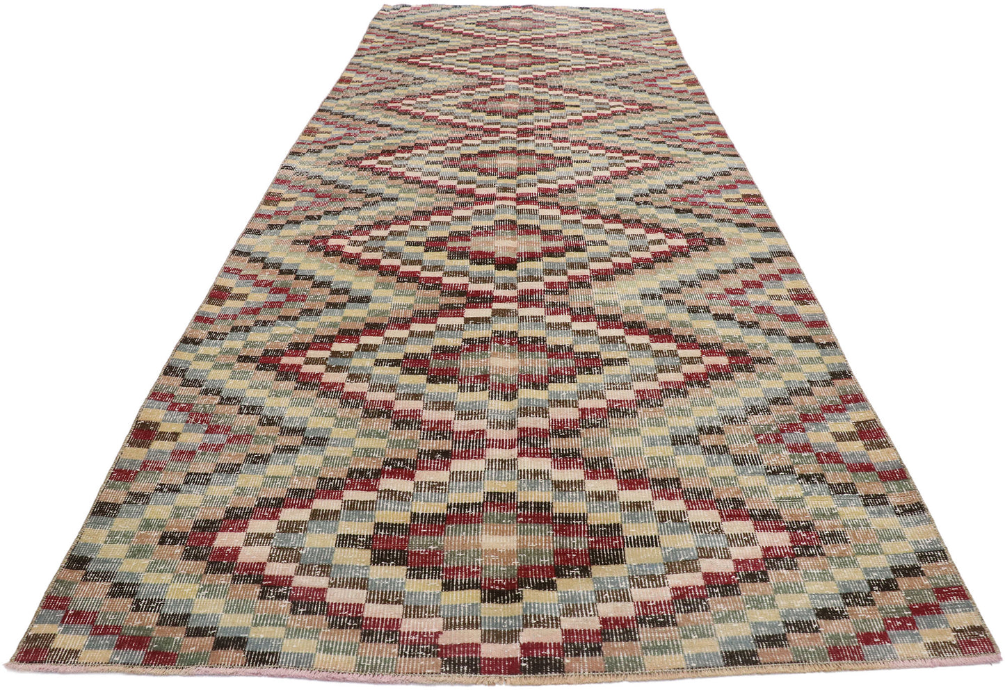 5 x 12 Vintage Turkish Sivas Rug 53367
