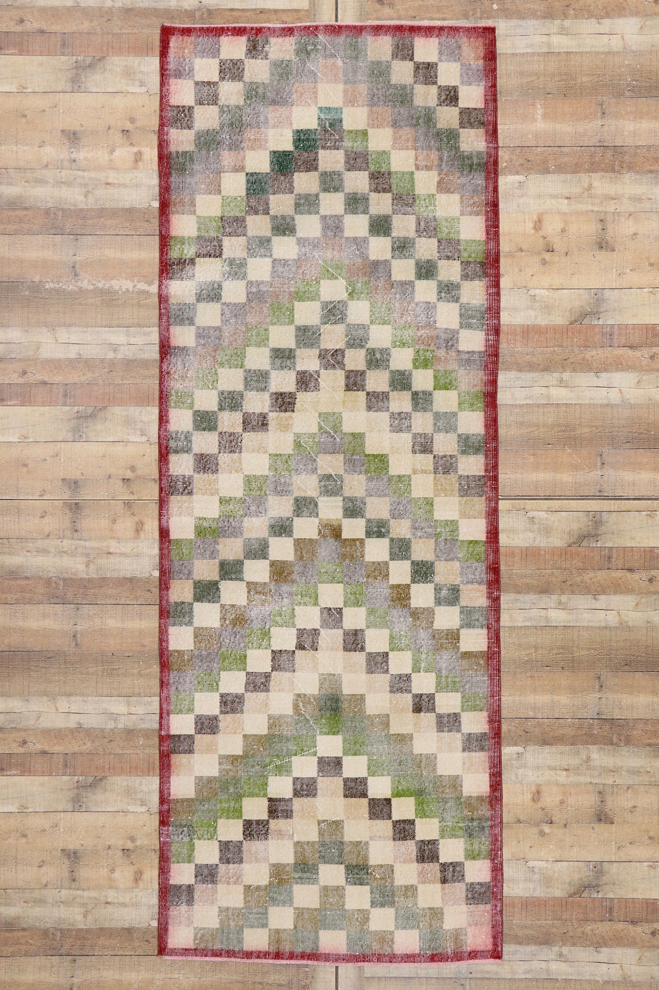 4 x 11 Vintage Turkish Sivas Rug 53369