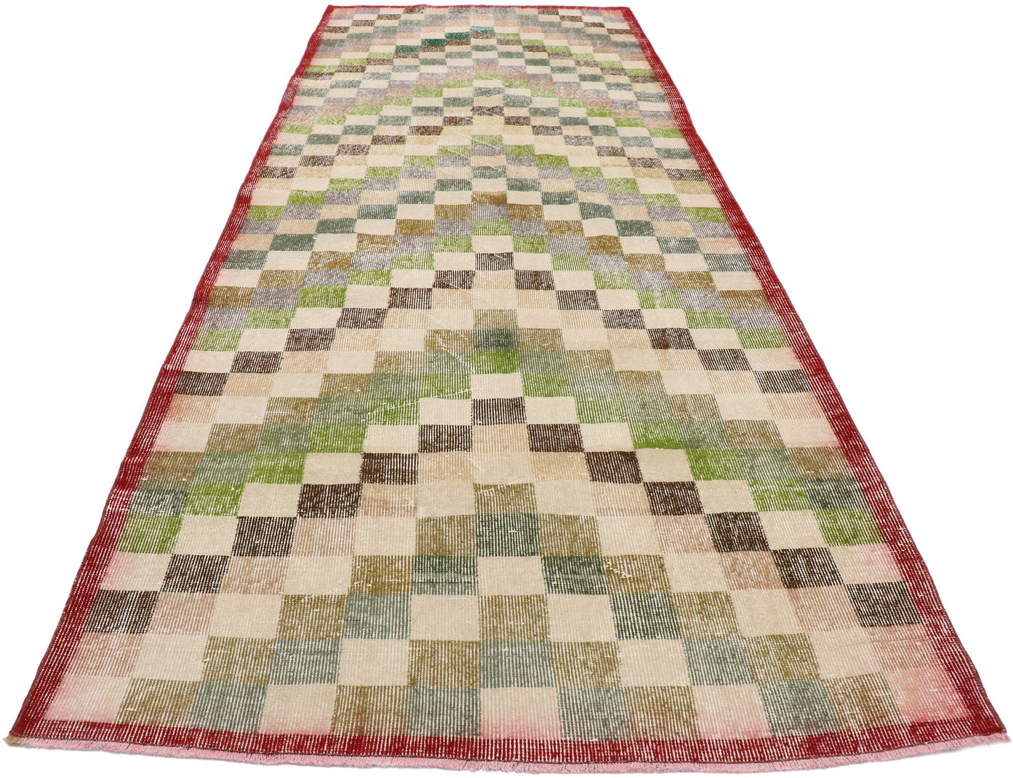 4 x 11 Vintage Turkish Sivas Rug 53369
