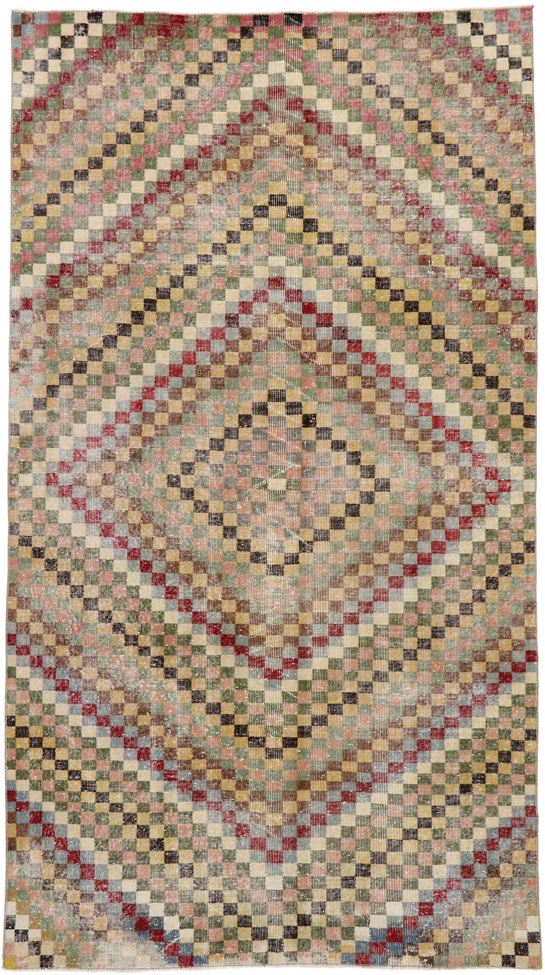 6 x 10 Vintage Turkish Sivas Rug 53376