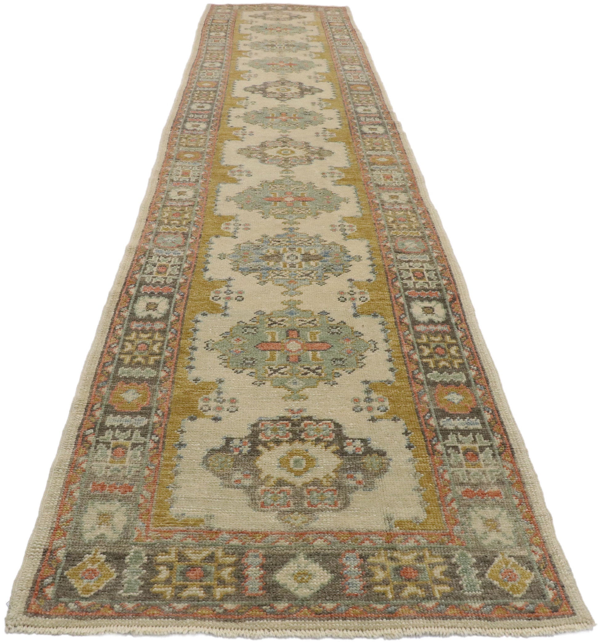3 x 15 Turkish Oushak Runner 53378