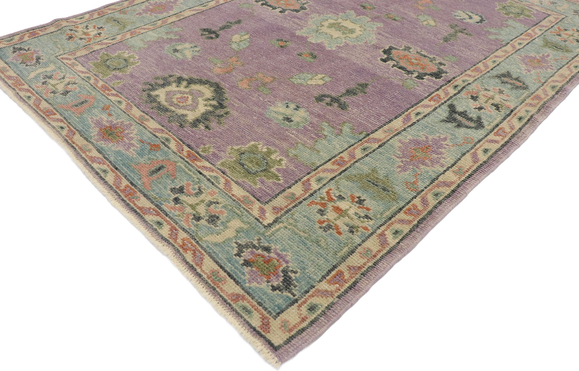4 x 6 Colorful Turkish Oushak Rug 53380