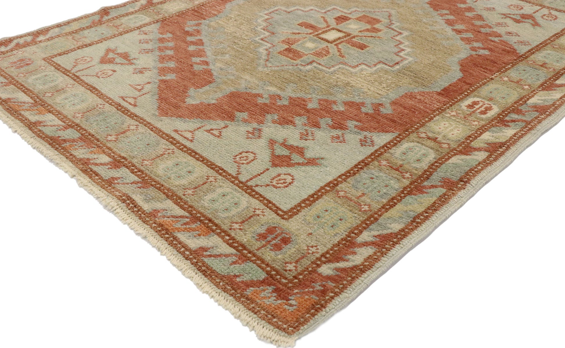 4 x 5 Turkish Oushak Rug 53384