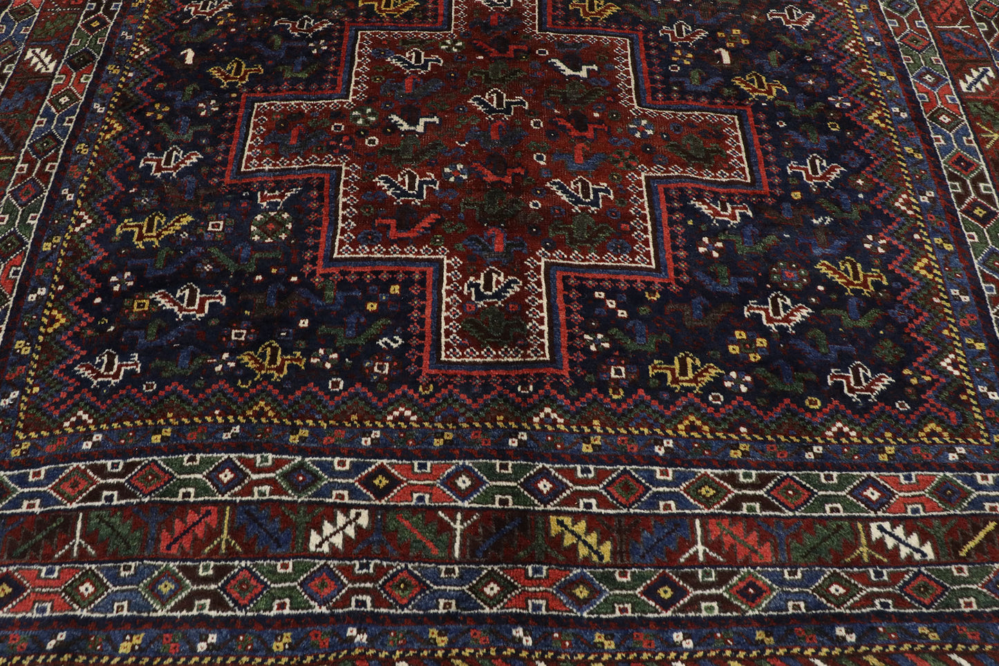7 x 10 Antique Persian Shiraz Rug 53396