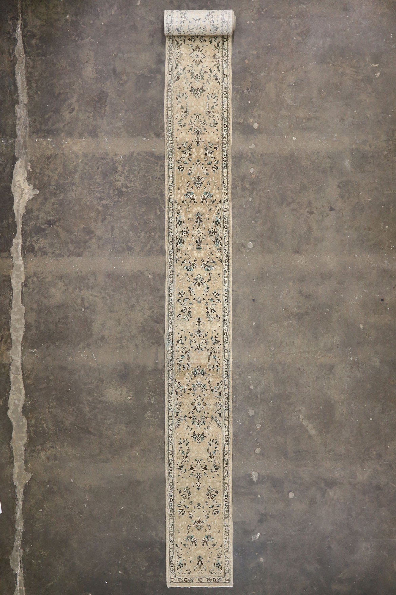 2 x 35 Vintage Persian Hamadan Runner 53398