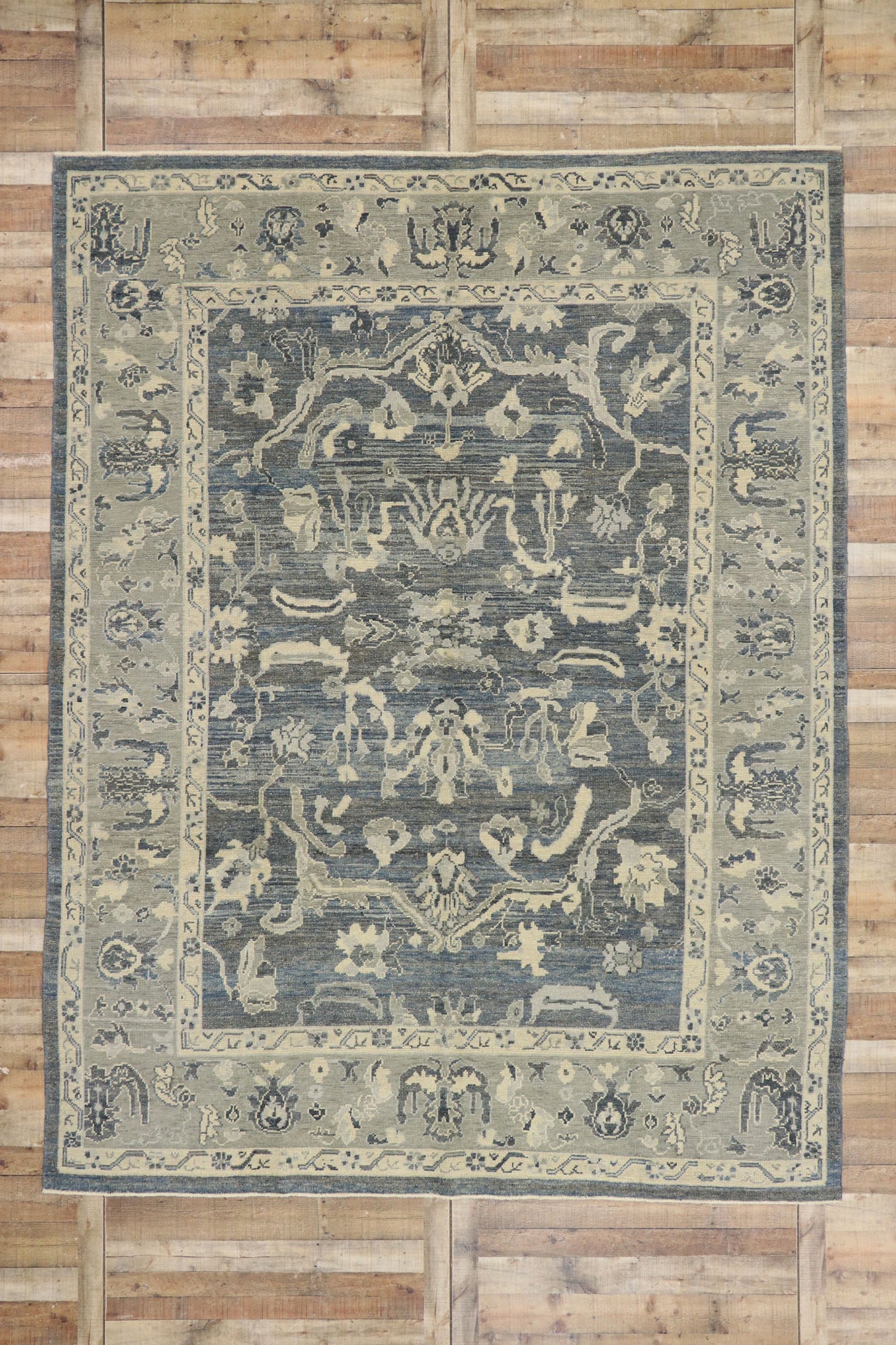 9 x 12 Turkish Oushak Rug 53401