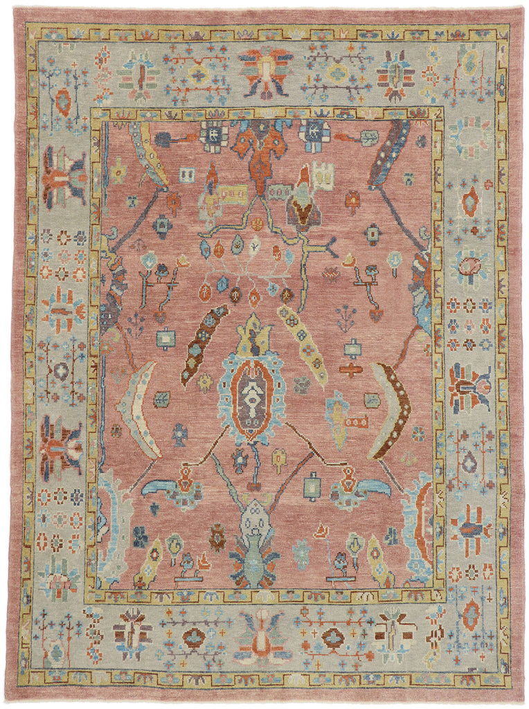8 x 11 Turkish Oushak Rug 53411