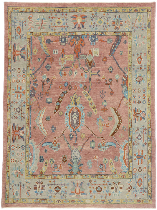 8 x 11 Turkish Oushak Rug 53411