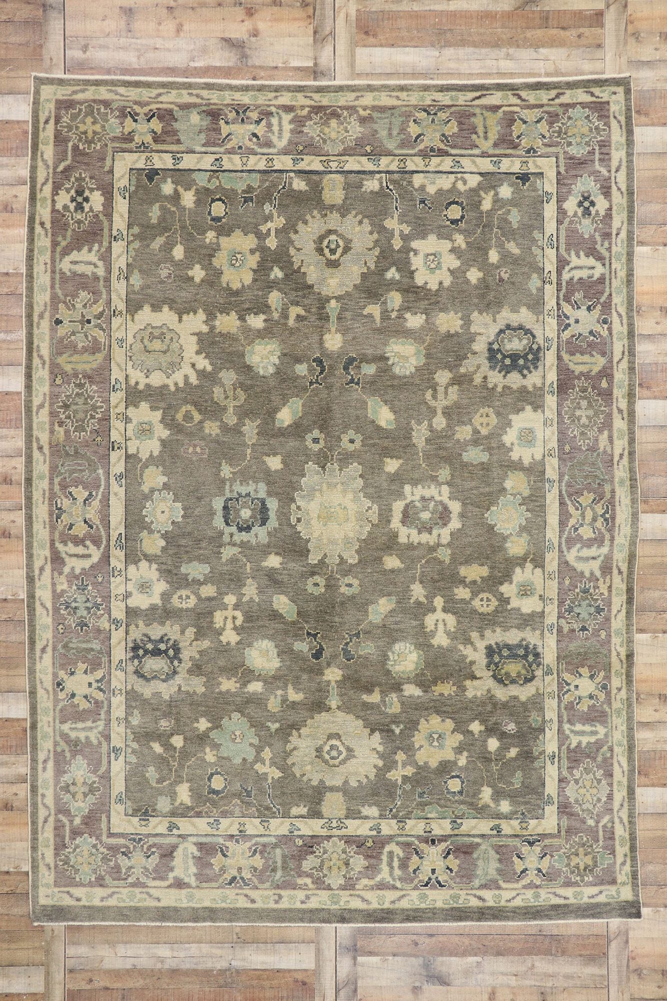9 x 12 Turkish Oushak Rug 53413
