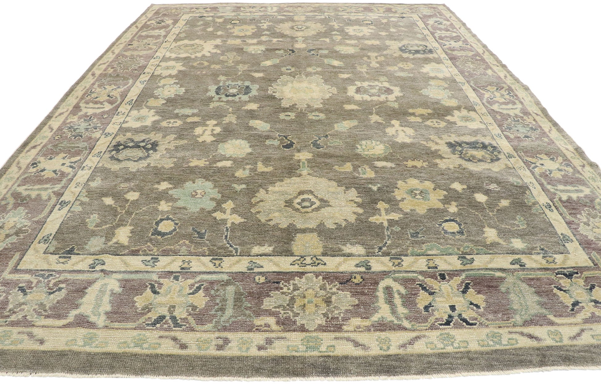 9 x 12 Turkish Oushak Rug 53413