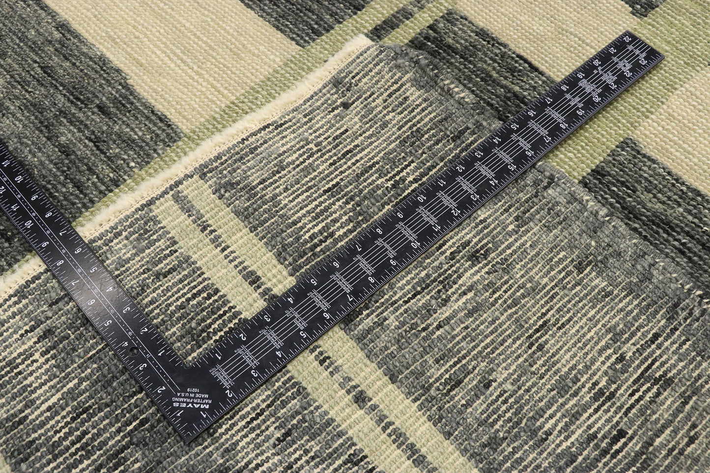 9 x 12 Contemporary Turkish Plaid Tartan Rug 53417