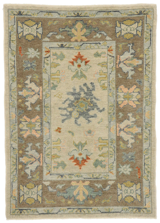 4 x 5 Turkish Oushak Rug 53422