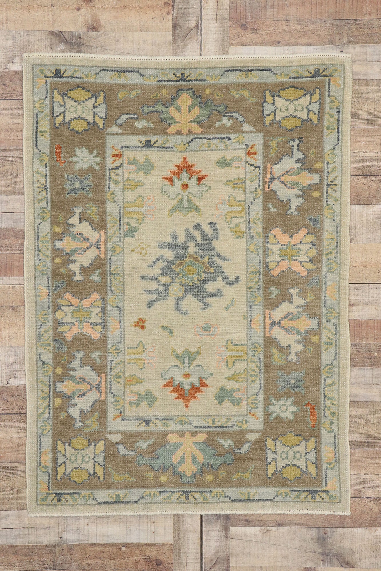 4 x 5 Turkish Oushak Rug 53422