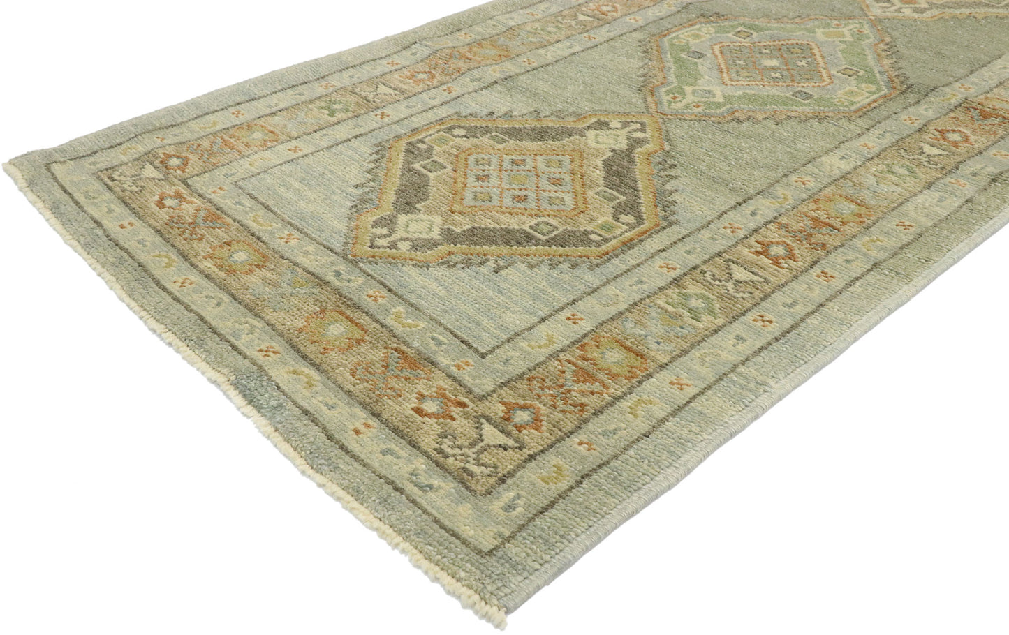 3 x 14 Contemporary Turkish Oushak Runner 53424
