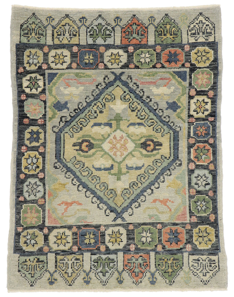 4 x 5 Turkish Oushak Rug 53428