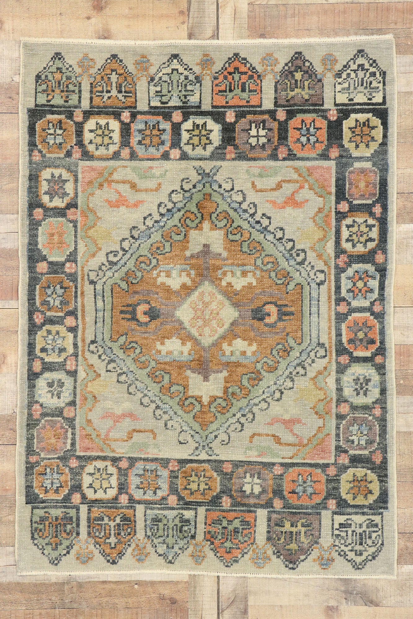 4 x 6 Turkish Oushak Rug 53429