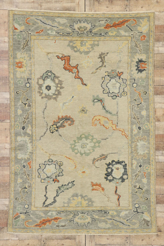 5 x 7 Turkish Oushak Rug 53430