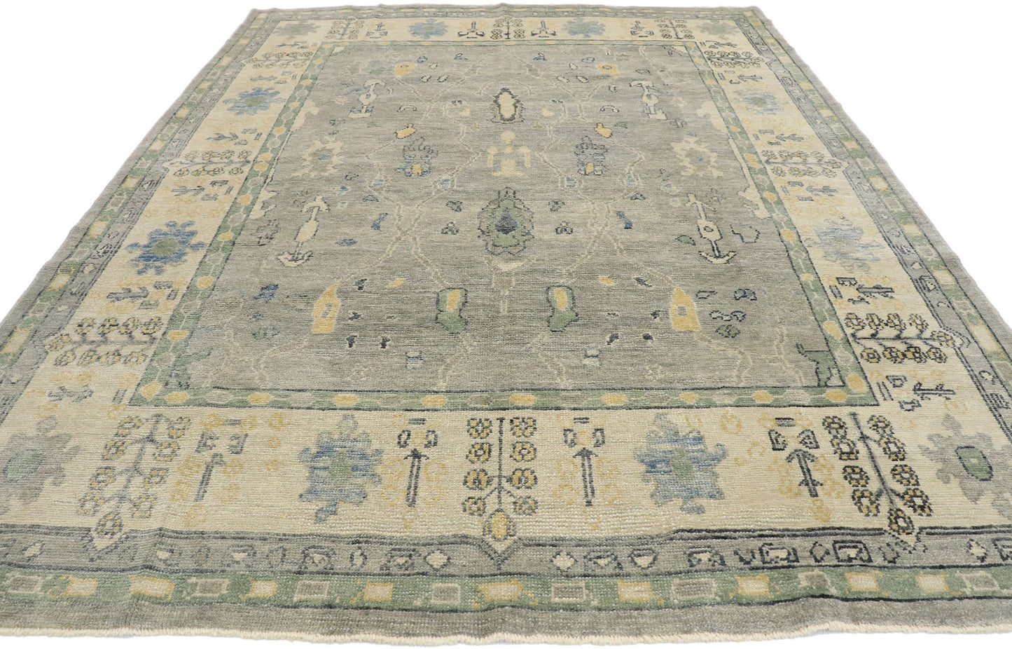 8 x 10 Contemporary Turkish Oushak Rug 53432