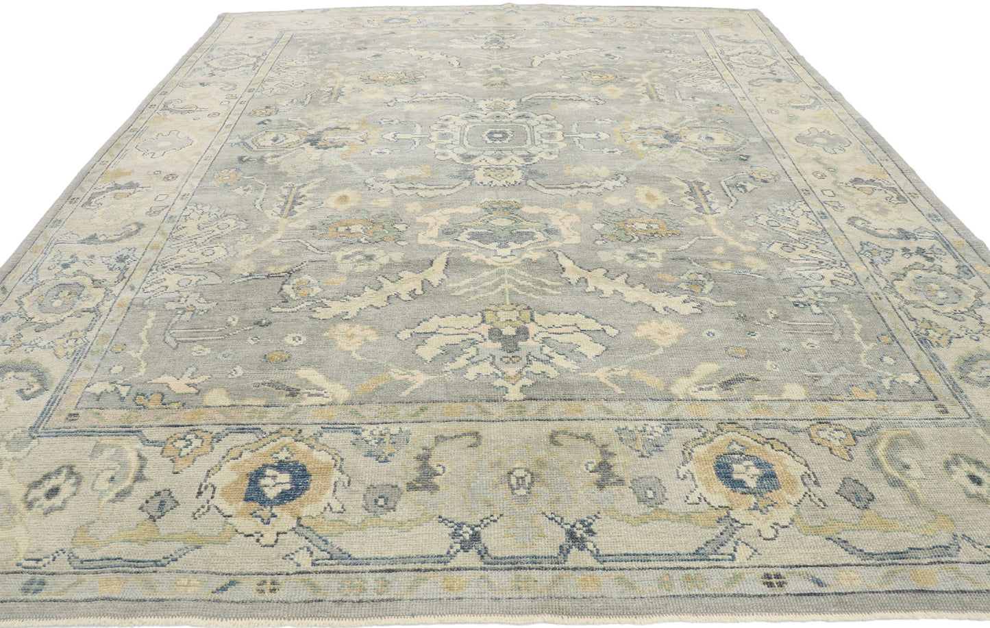 9 x 12 Contemporary Turkish Oushak Rug 53433