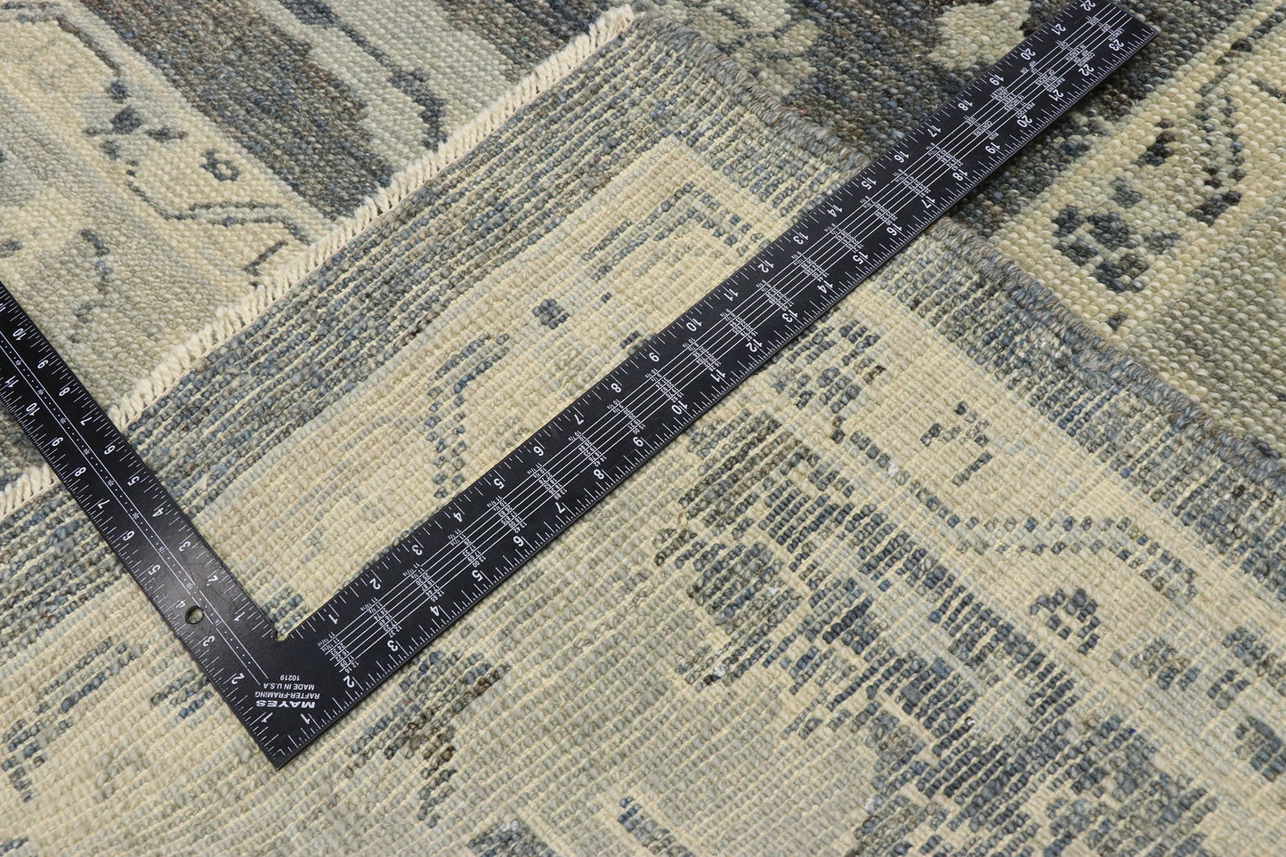 9 x 13 Contemporary Turkish Oushak Rug 53435