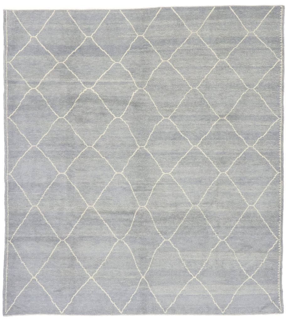 8 x 9 Turkish Gray Moroccan Rug 53439