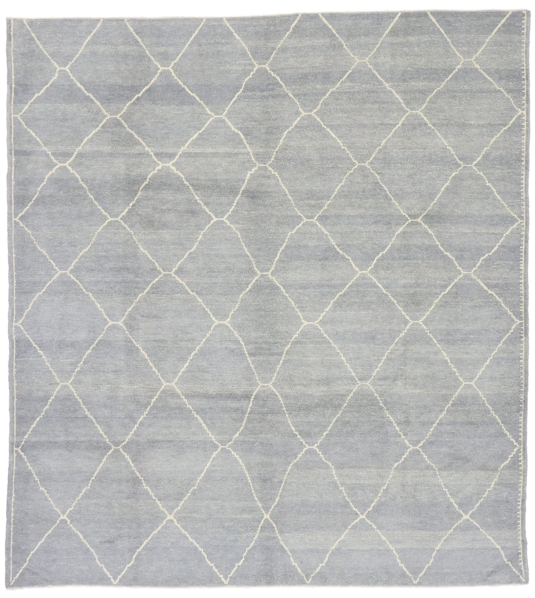 8 x 9 Turkish Gray Moroccan Rug 53439