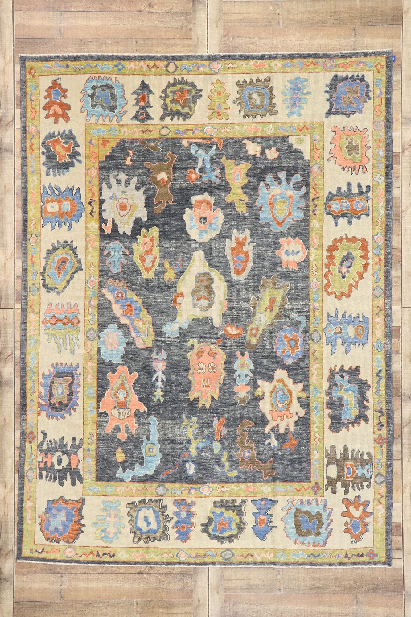 8 x 11 Contemporary Turkish Oushak Rug 53456