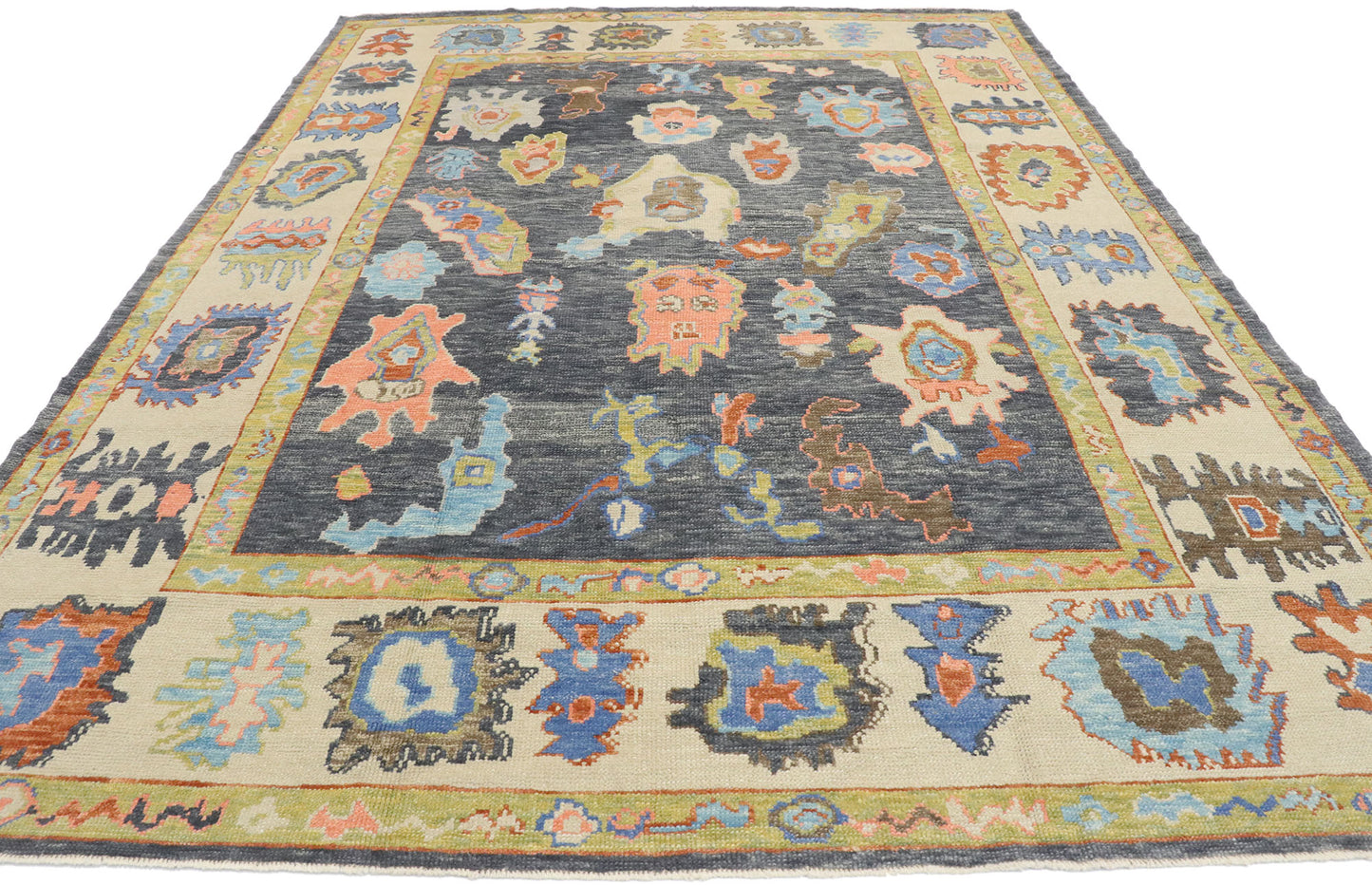 8 x 11 Contemporary Turkish Oushak Rug 53456