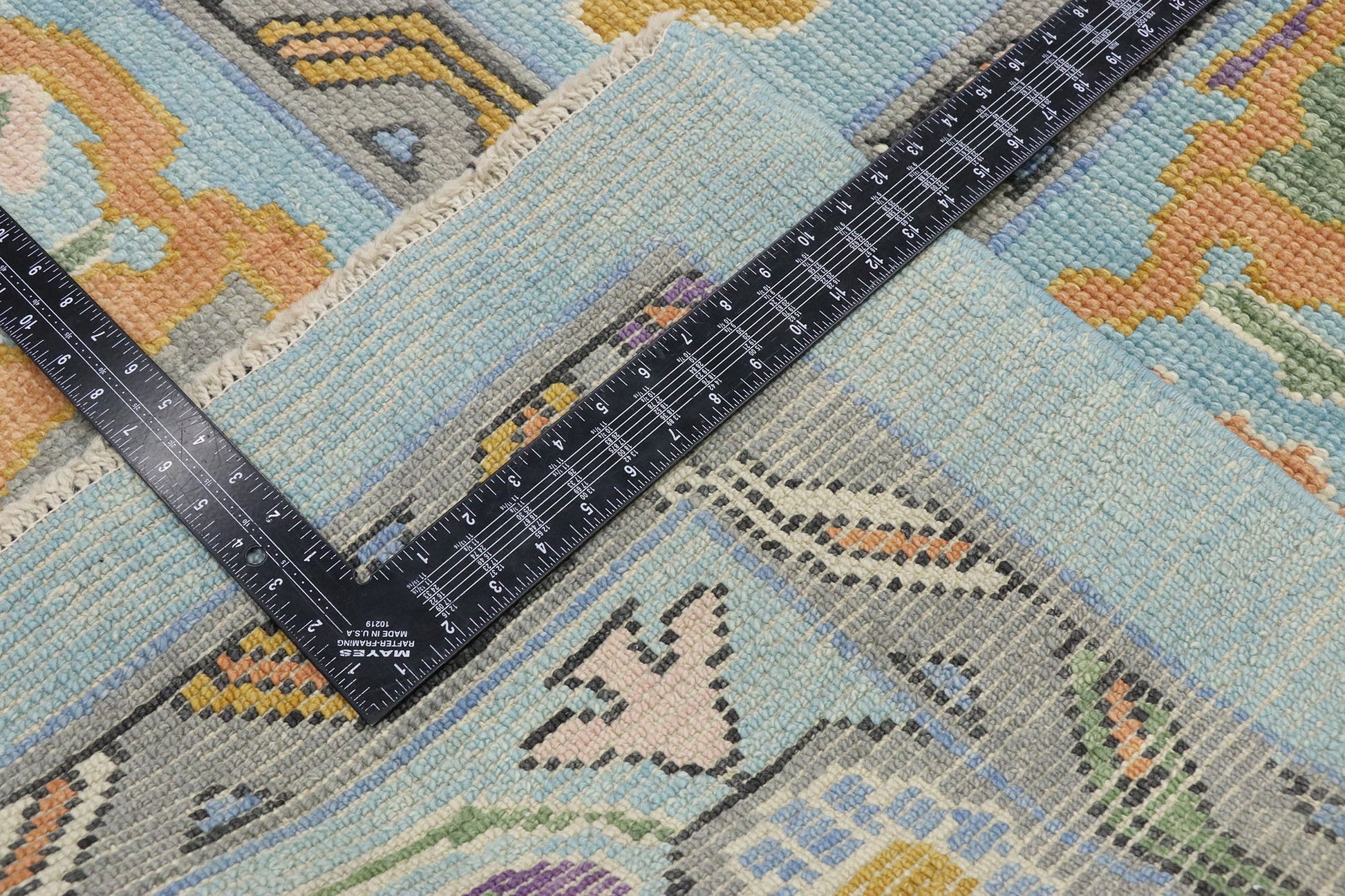 10 x 13 Colorful Turkish Oushak Rug 53459