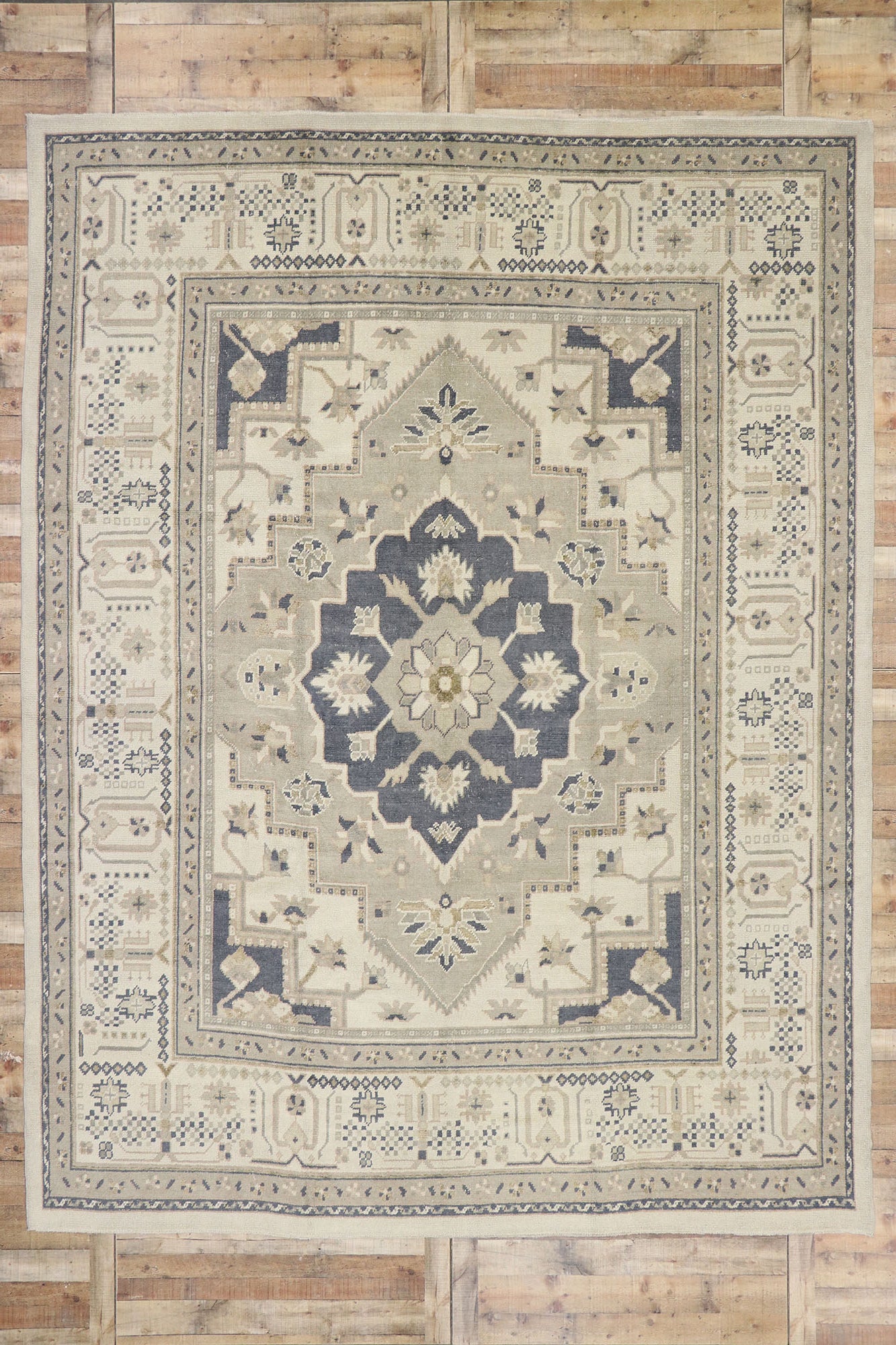 10 x 13 Turkish Oushak Rug 53461